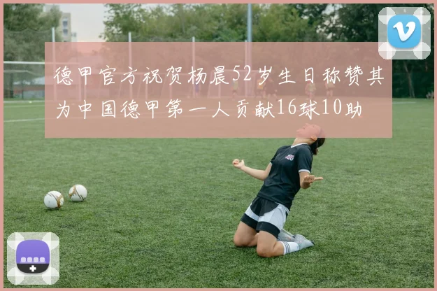 德甲官方祝贺杨晨52岁生日称赞其为中国德甲第一人贡献16球10助